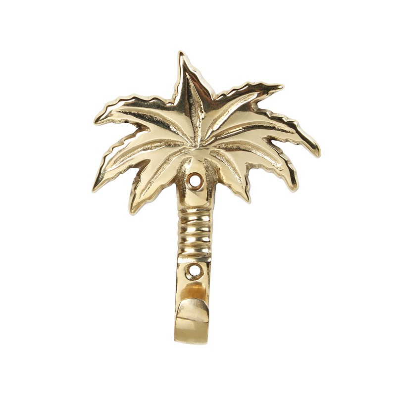 Palm tree hook brass Hooks and knobs & klevering ws.